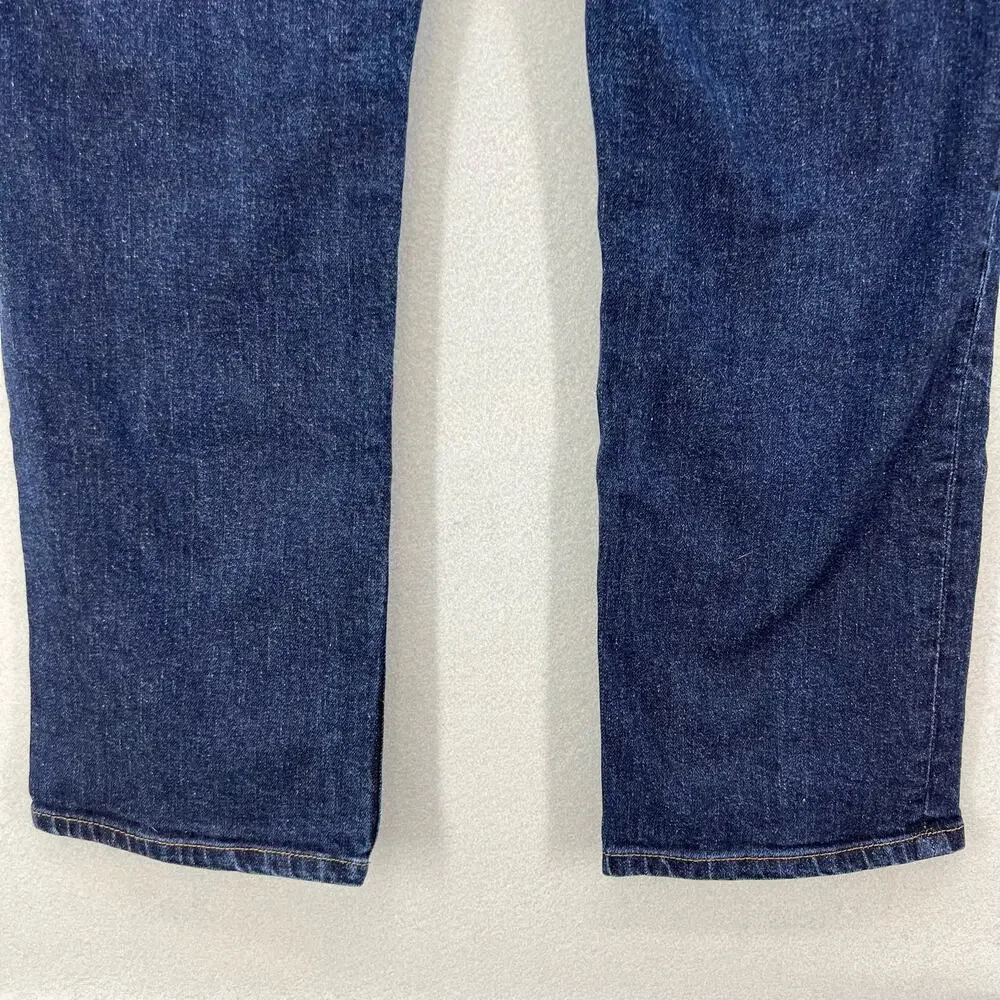 LRL Lauren Jeans Co Women's Size 10 Dark Blue Classic Straight Preppy Normcore - Picture 7 of 13